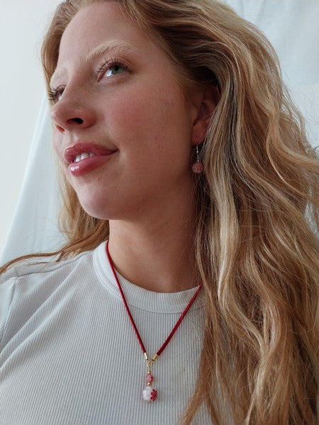 Yellow Glass Bead Necklace - design-eye-gallery