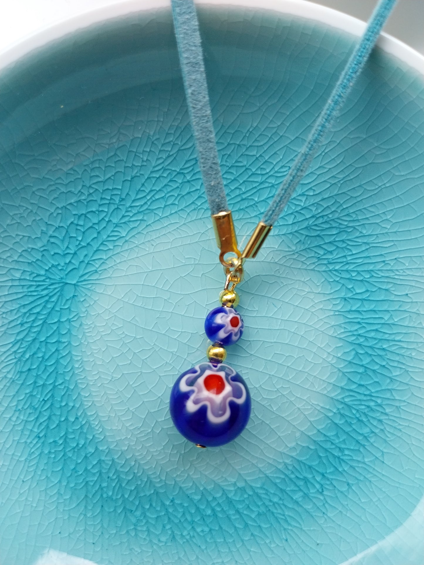 Yellow Glass Bead Necklace - design-eye-gallery