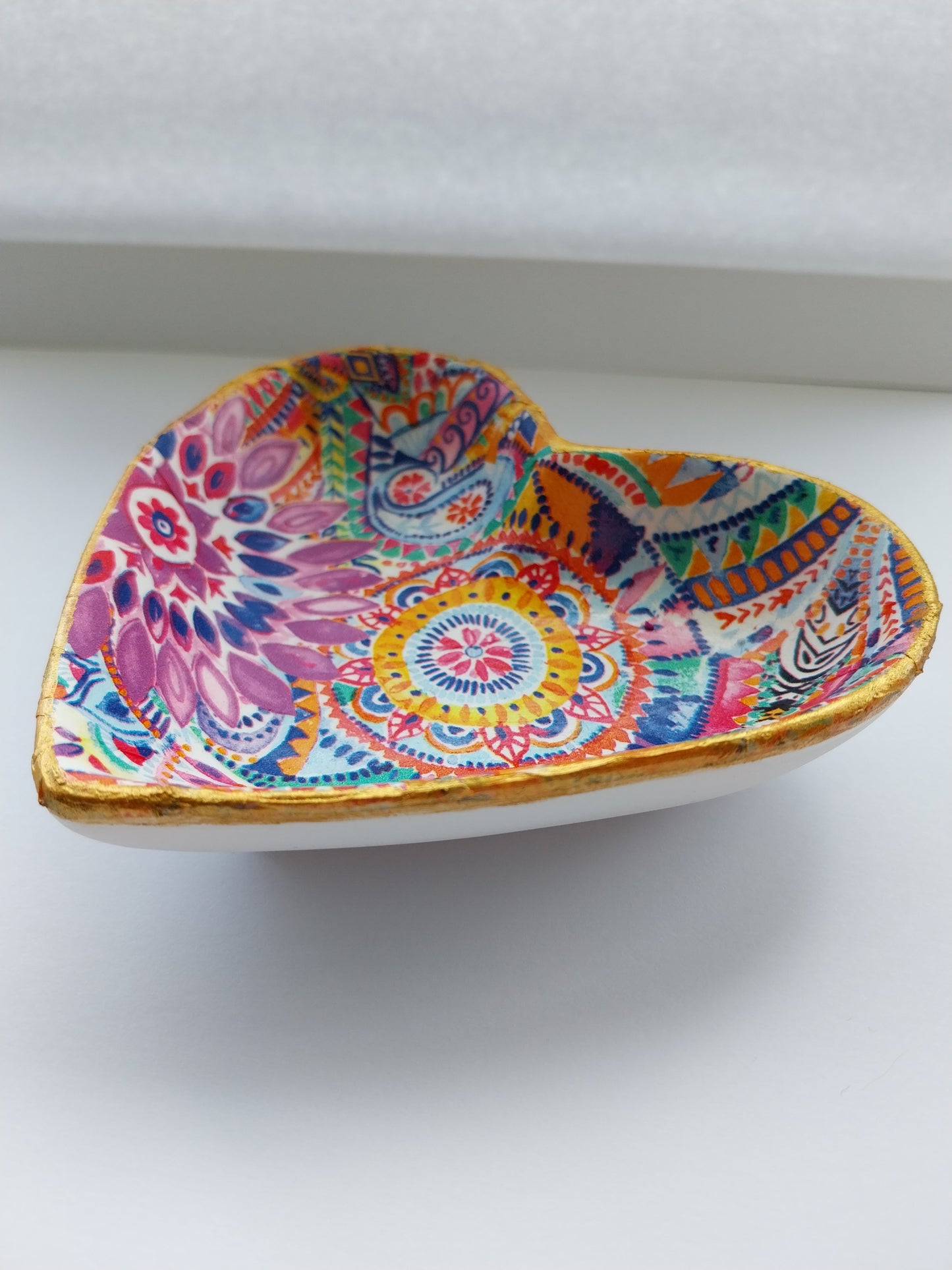 Arty Heart Shaped Trinket Dish - design-eye-gallery