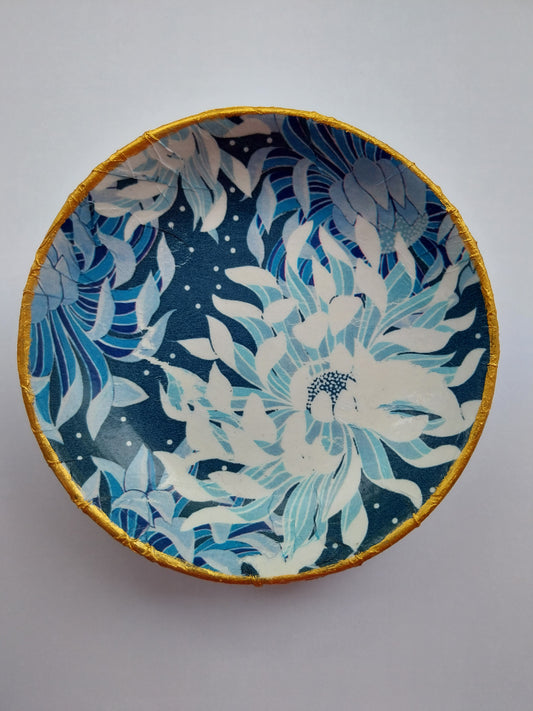 Blue & White Floral Trinket Dish - design-eye-gallery