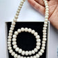 Mother of Pearl Clay Bead Necklace - design-eye-gallery