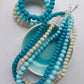 Turquoise Clay Bead Necklace - design-eye-gallery