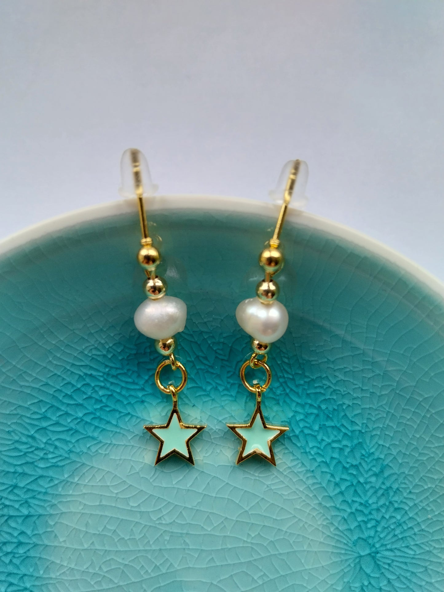 Celestial Earrings Light Blue