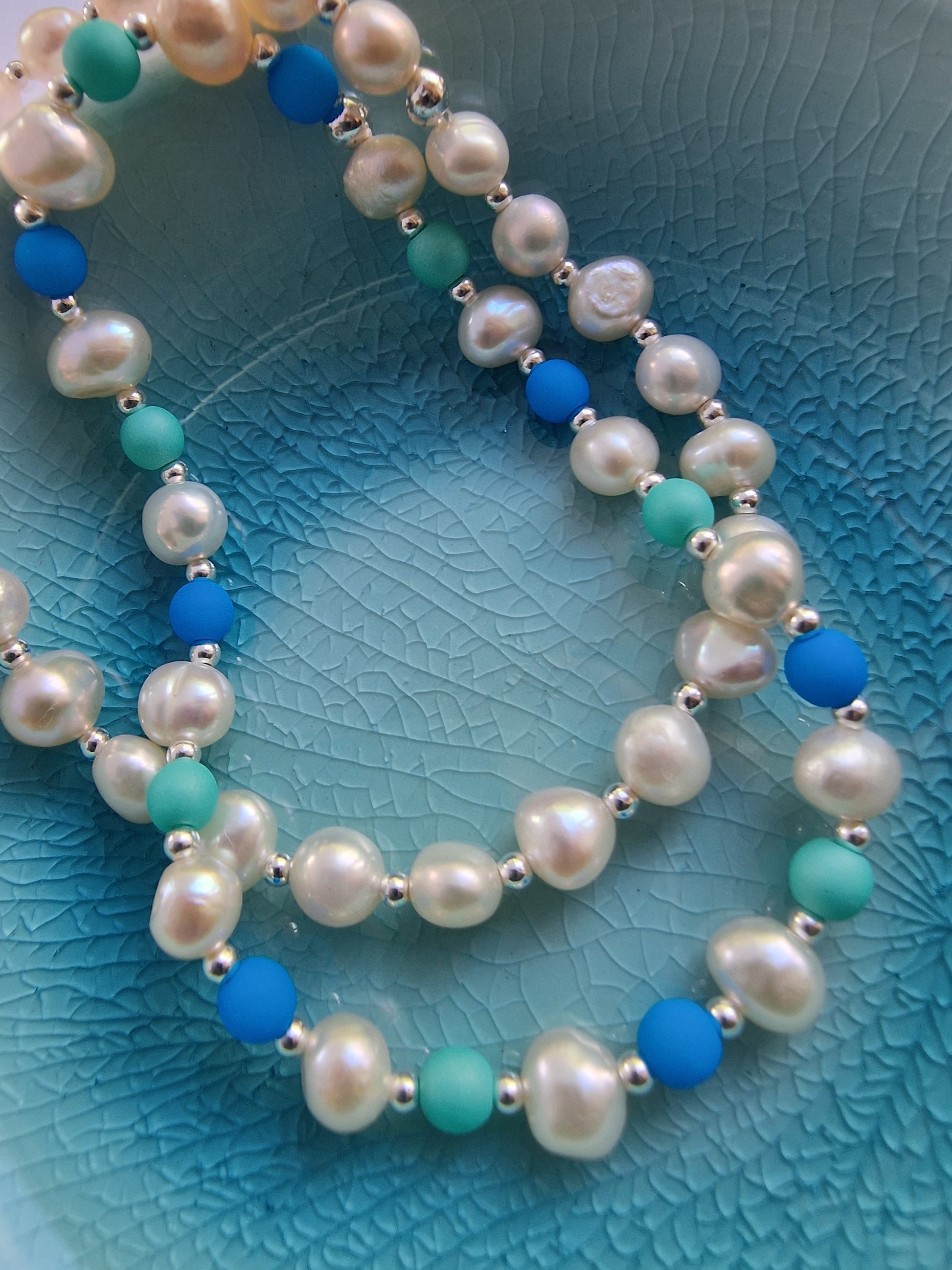 Pearl and Sterling Silver Bracelet - design-eye-gallery