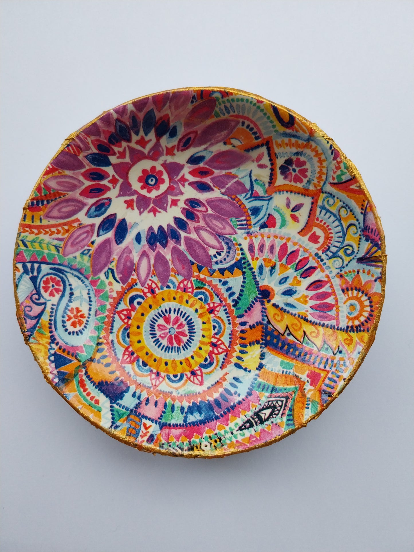 Arty Colourful Trinket Dish Large - design-eye-gallery