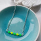 Neon Yellow & Green Necklace