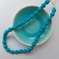 Turquoise Clay Bead Necklace - design-eye-gallery