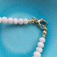 Mother of Pearl Effect Clay Bead Necklace