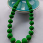 Green Clay Bead Necklace