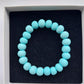 Turquoise Unisex Clay Bead Bracelet - design-eye-gallery