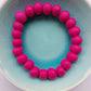 Turquoise Unisex Clay Bead Bracelet - design-eye-gallery