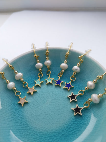 Celestial Earrings Light Blue