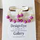 Polymer Clay Earrings - Purple