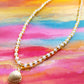 Oyster Pearl Charm Necklace