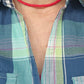 Red Matte Glass Bead Choker | Layering Necklace