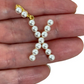 Pearl Letter X Charm