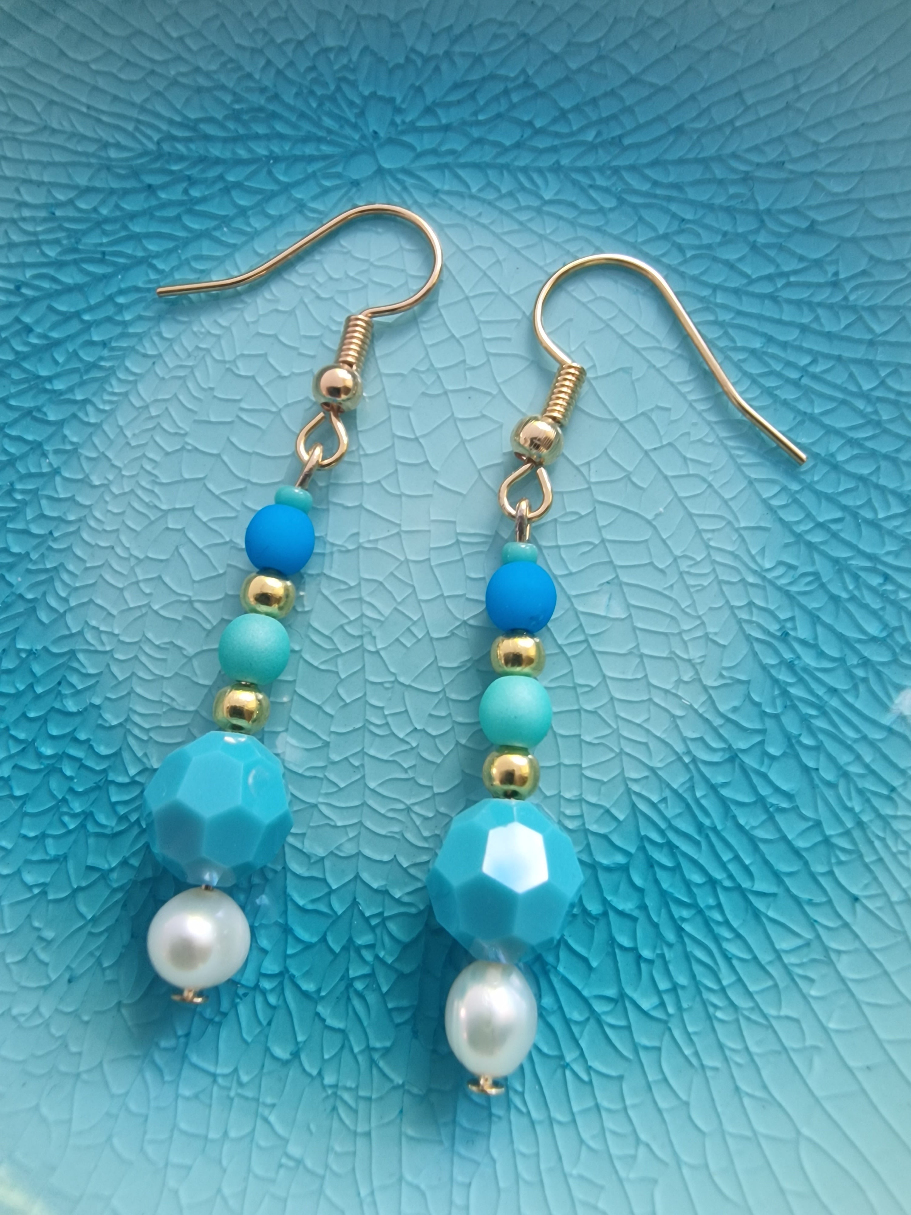 Swarovski sale teal earrings