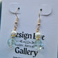 Light Azure Swarovski Bead & Pearl Earrings
