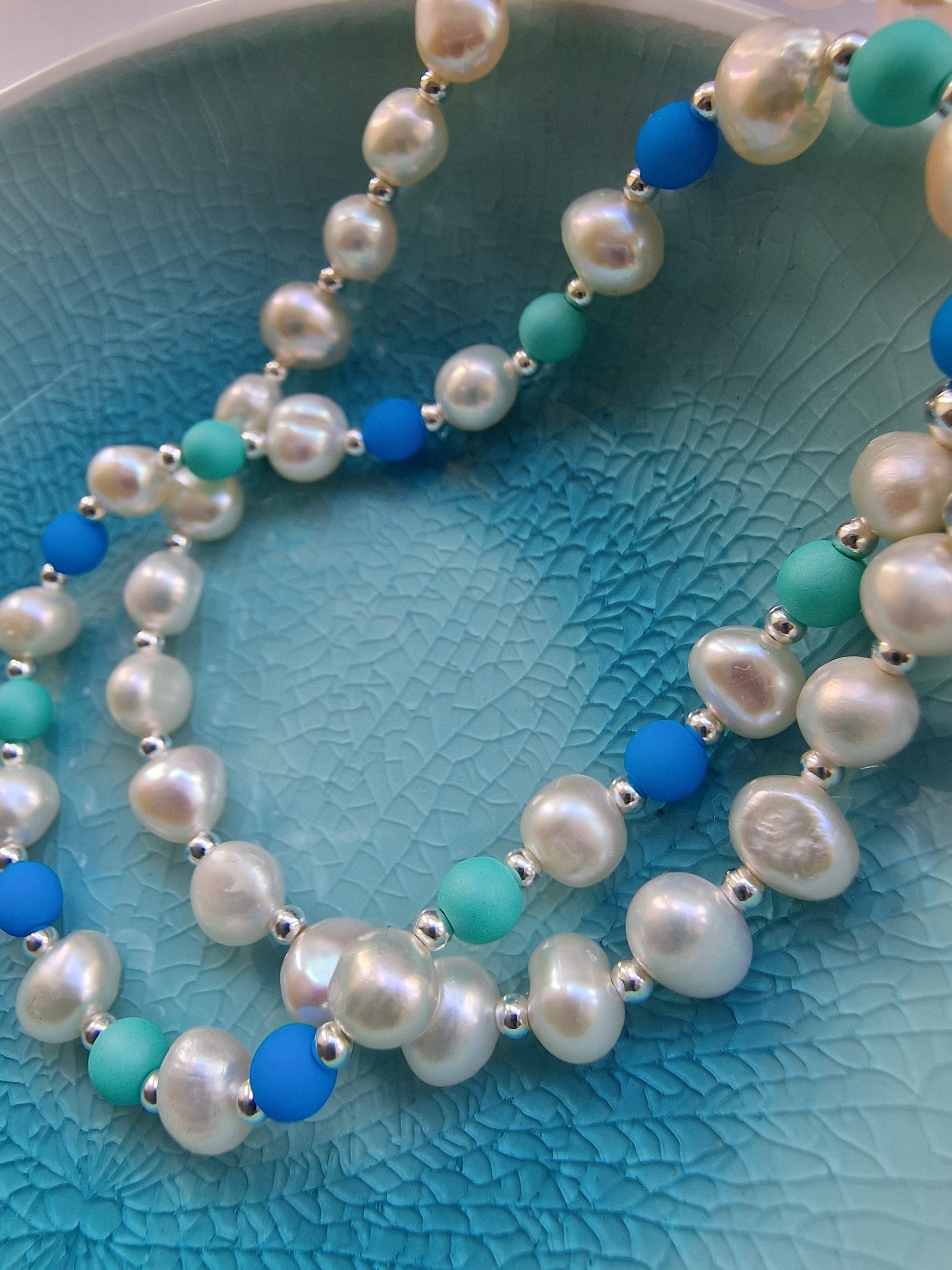 Pearl and Sterling Silver Bracelets