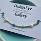 Blue Czech Glass Bead Bracelet with Freshwater Pearls - design-eye-gallery