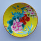 Floral Yellow Ceramic Trinket Dish Large - design-eye-gallery