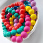 Colourful ceramic bead bracelets
